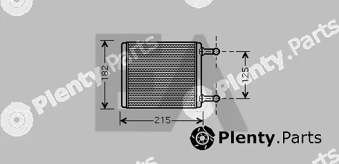 Eaclima 45C50010 — Heat Exchanger, interior heating