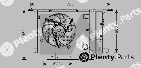 Eaclima 33V10021 — Fan, engine cooling