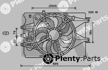 Eaclima 33V25093 — Fan, engine cooling