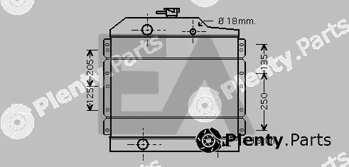 Eaclima 31R59007 — Radiator, engine cooling