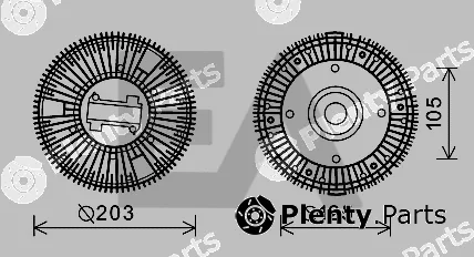 Eaclima 35C30D09 — Fan Wheel, engine cooling