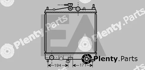 Eaclima 31R18005 — Radiator, engine cooling