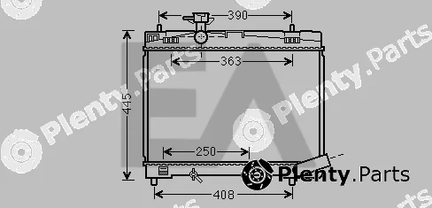 Eaclima 31R71269 — Radiator, engine cooling
