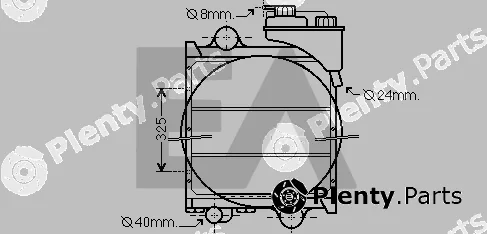 Eaclima 31R59049 — Radiator, engine cooling