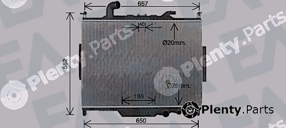 Eaclima 31R05065 — Radiator, engine cooling