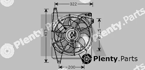 Eaclima 33V28017 — Fan, engine cooling