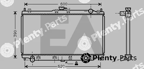Eaclima 31R52055 — Radiator, engine cooling