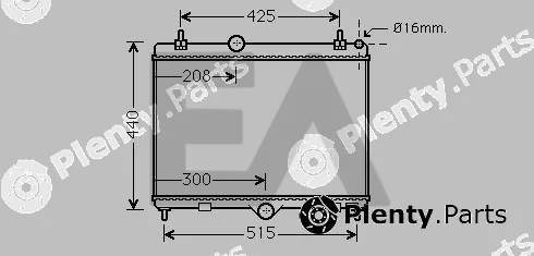 Eaclima 31R55127 — Radiator, engine cooling
