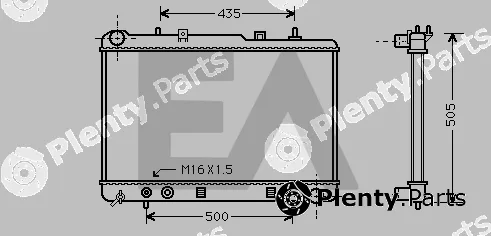 Eaclima 31R20005 — Radiator, engine cooling