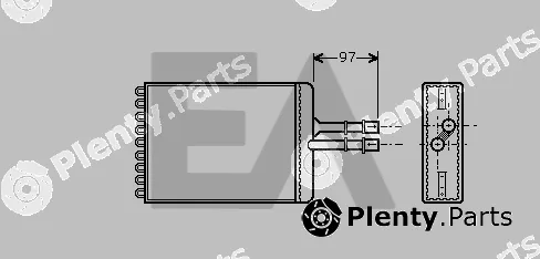 Eaclima 45C54018 — Heat Exchanger, interior heating