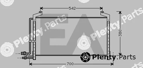 Eaclima 30C62001 — Condenser, air conditioning