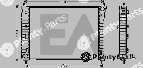 Eaclima 31R14004 — Radiator, engine cooling