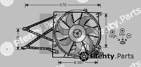 Eaclima 33V54023 — Fan, engine cooling
