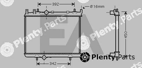 Eaclima 31R55109 — Radiator, engine cooling