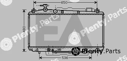 Eaclima 31R71152 — Radiator, engine cooling