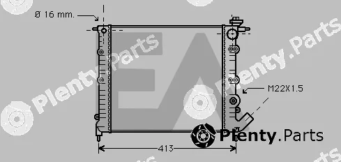 Eaclima 31R60036 — Radiator, engine cooling