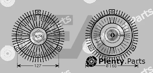 Eaclima 35C07D07 — Fan Wheel, engine cooling