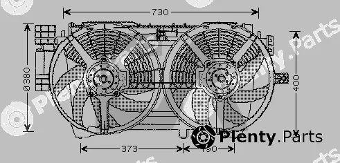 Eaclima 33V60008 — Fan, engine cooling