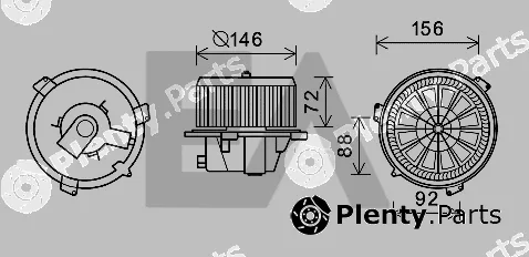 Eaclima 42A25014 — Electric Motor, interior blower