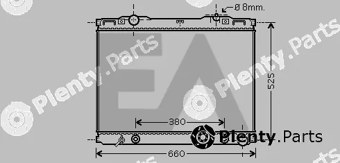 Eaclima 31R36087 — Radiator, engine cooling