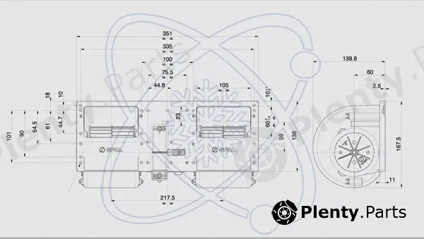 Eaclima 41D0017 — Interior Blower