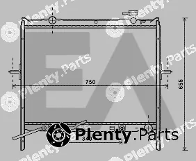 Eaclima 31R36052 — Radiator, engine cooling