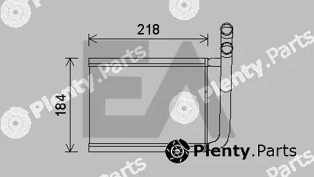 Eaclima 45C36020 — Heat Exchanger, interior heating