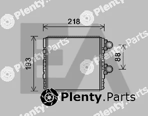 Eaclima 45C62003 — Heat Exchanger, interior heating
