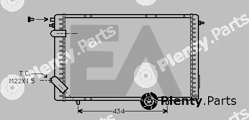 Eaclima 31R60103 — Radiator, engine cooling