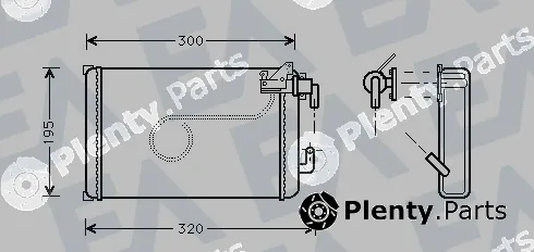 Eaclima 45C30014 — Heat Exchanger, interior heating