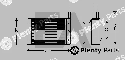 Eaclima 45C05004 — Heat Exchanger, interior heating