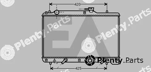 Eaclima 31R69027 — Radiator, engine cooling