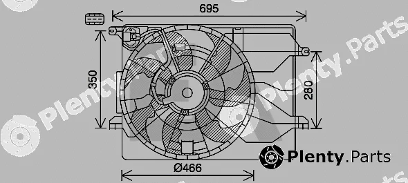 Eaclima 33V36043 — Fan, engine cooling