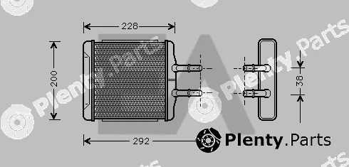 Eaclima 45C20005 — Heat Exchanger, interior heating