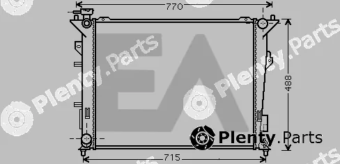Eaclima 31R36034 — Radiator, engine cooling