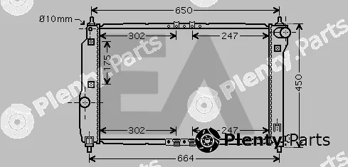 Eaclima 31R20048 — Radiator, engine cooling