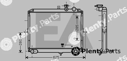 Eaclima 31R36014 — Radiator, engine cooling