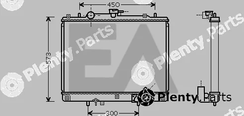 Eaclima 31R51132 — Radiator, engine cooling
