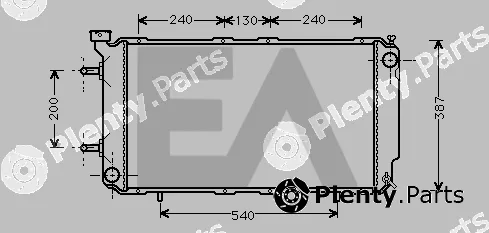 Eaclima 31R68053 — Radiator, engine cooling