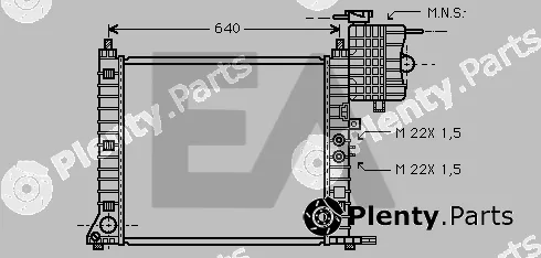 Eaclima 31R50139 — Radiator, engine cooling