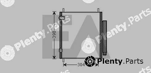 Eaclima 30C51020 — Condenser, air conditioning