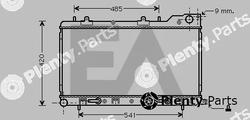 Eaclima 31R68024 — Radiator, engine cooling