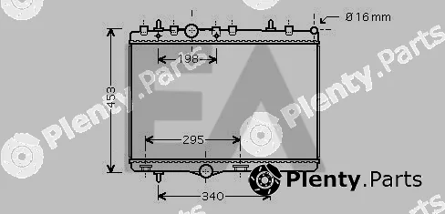 Eaclima 31R55117 — Radiator, engine cooling