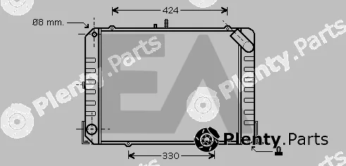 Eaclima 31R71060 — Radiator, engine cooling
