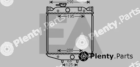 Eaclima 31R19001 — Radiator, engine cooling