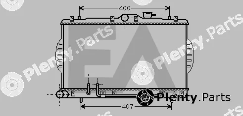 Eaclima 31R28014 — Radiator, engine cooling