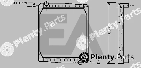 Eaclima 31R63006 — Radiator, engine cooling