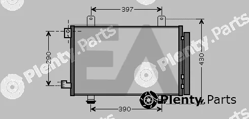 Eaclima 30C69015 — Condenser, air conditioning