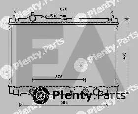 Eaclima 31R71273 — Radiator, engine cooling