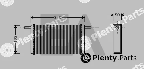 Eaclima 45C77003 — Heat Exchanger, interior heating